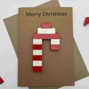 Candy Cane Christmas Card